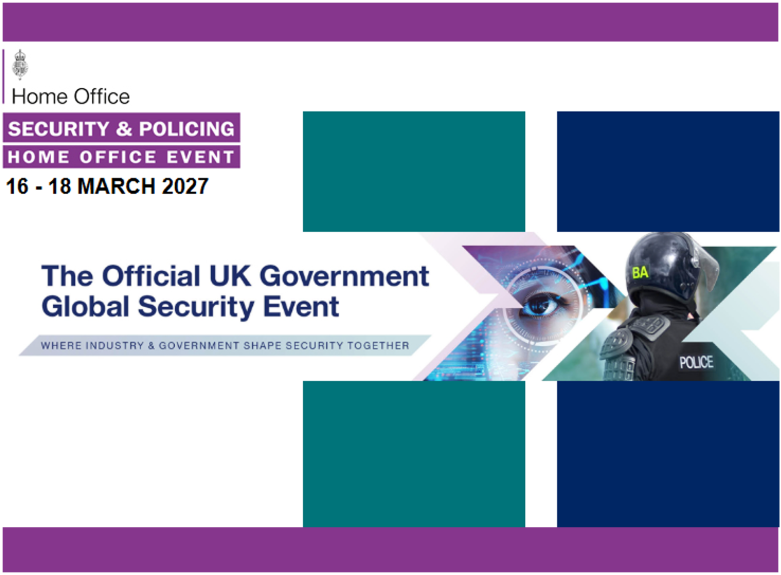 Strategic Event - Security and Policing (Home Office Event)